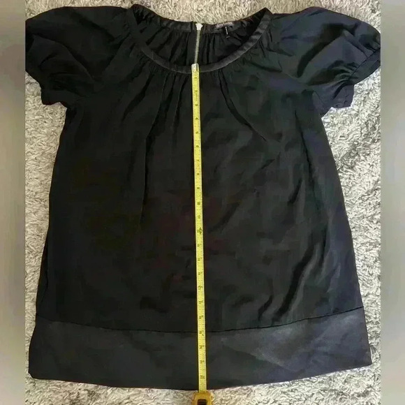 Retro Daisy Fuentes black top size M (K103) - Picture 4 of 7